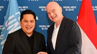 Presiden FIFA Setujui Rangkap Jabatan Erick Thohir Jadi Menpora - Ketua PSSI: Tidak Apa-Apa, Dia Multitalenta, Sahabat Hebat