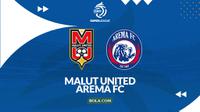 Link Live Streaming BRI Super League: Malut United Vs Arema FC